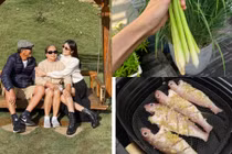 Hà Tăng được bố mẹ chăm sóc cẩn thận chuẩn con gái rượu