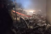 Rơi máy bay An-12 tại Nga: Không có người sống sót