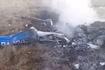  Máy bay do vợ chồng doanh nhân Nga cầm lái lao thẳng xuống đất 