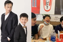 Cường Đô La dắt 'cậu cả' đi chơi ngày cuối tuần