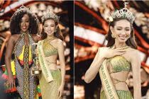 Lan truyền ảnh hoa hậu Thùy Tiên đánh bài cực sung