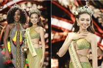 Lan truyền ảnh hoa hậu Thùy Tiên đánh bài cực sung