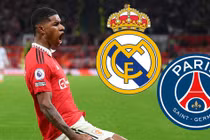 MU ra giá bán Rashford cho PSG, Real