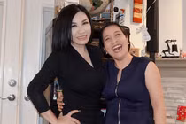 Ngọc Anh 3A nấu phở hội ngộ Mỹ Linh, Huy MC, Hà Trần, Bằng Kiều ở Mỹ