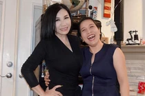 Ngọc Anh 3A nấu phở hội ngộ Mỹ Linh, Huy MC, Hà Trần, Bằng Kiều ở Mỹ