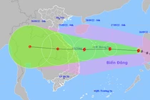 Bão số 4 giật cấp 17, miền Trung mưa to từ chiều 27/9