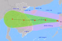 Bão số 4 giật cấp 17, miền Trung mưa to từ chiều 27/9