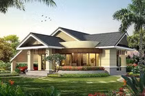 Mẫu nhà cấp 4 120m2 3 phòng ngủ 1 phòng thờ