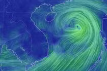 Bão số 1 tăng cấp, ngày càng tiến gần đến miền Bắc