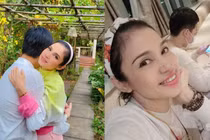 Việt Trinh khó chịu khi bị hỏi về ba của con trai đâu