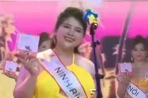 Thí sinh ôm bụng bầu 6 tháng đi thi hoa hậu