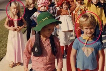 Từ bức ảnh hồi mẫu giáo, anh chồng bất ngờ về người đứng sau 