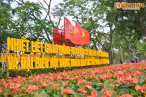 Hà Nội rực rỡ cờ hoa chào đón ngày hội bầu cử
