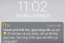 ‘Vạ miệng’ nói thành phố thất thủ, Be lập tức phải lên tiếng xin lỗi