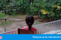 Chiến sĩ công an chỉ dám nhìn con từ xa khi về thăm nhà