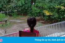 Chiến sĩ công an chỉ dám nhìn con từ xa khi về thăm nhà