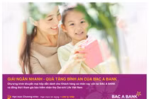 Giải ngân nhanh để đón quà tặng bình an từ BAC A BANK