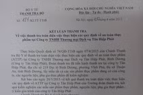 Kết luận chính thức vụ Tân Hiệp Phát