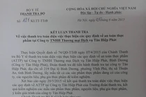 Kết luận chính thức vụ Tân Hiệp Phát