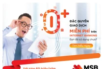 MSB giảm lãi suất cho vay doanh nghiệp và chủ hộ kinh doanh 