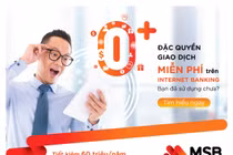 MSB giảm lãi suất cho vay doanh nghiệp và chủ hộ kinh doanh 