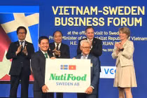 NutiFood chính thức vận hành nhà máy sữa tại Thụy Điển