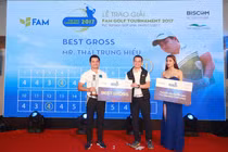 Golf thủ Thái Trung Hiếu vô địch FAM Golf Tournament 2017