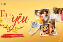 Trang sức DOJI ưu đãi 10% dịp năm mới