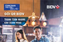 Nhiều ưu đãi phí giao dịch khi đăng ký sử dụng gói QR BIDV