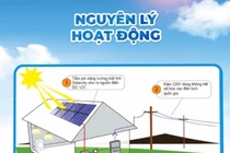 “Bán điện” cho “nhà đèn” từ hệ thống điện mặt trời mái nhà