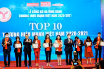 Techcombank được vinh danh top 10 thương hiệu mạnh Việt Nam 2021