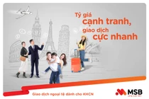 Cần ngoại tệ, tới ngày MSB để được hưởng dịch vụ chất lượng ưu đãi hấp dẫn