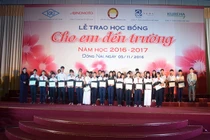 Học bổng “cho em đến trường” - Đồng hành cùng trẻ em nghèo