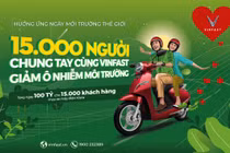 Vinfast tặng 100 tỷ đồng cho 15.000 khách hàng chung tay giảm ô nhiễm môi trường