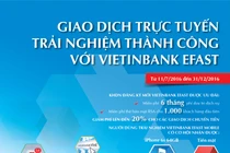 Miễn phí và nhận quà với dịch vụ VietinBank eFAST