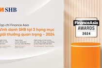 SHB chiến thắng 03 giải thưởng quan trọng tại FinanceAsia Awards 2024