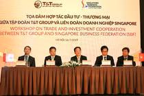 Tập đoàn T&T Group và Liên đoàn doanh nghiệp Singapore trao đổi cơ hội hợp tác
