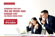 Agribank cho vay trả nợ trước hạn khoản vay tại các ngân hàng khác