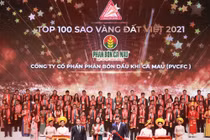 Phân bón Cà Mau nhận giải thưởng Sao Vàng Đất Việt