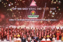 Phân bón Cà Mau nhận giải thưởng Sao Vàng Đất Việt