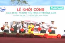 NutiFood tài trợ 10 tỉ xây dựng trường tiểu học ở Bình Dương