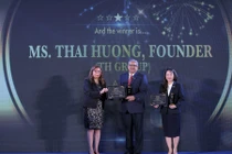 Nữ Doanh nhân Việt Nam được trao giải Nhà lãnh đạo có tầm nhìn xuất sắc