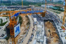 Sunshine City gây ấn tượng mạnh với tiến độ thi công thần tốc