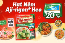 Hạt nêm Aji-ngon® Heo Giảm Muối – Giải pháp cho bữa ăn ngon, lành mạnh từ Ajinomoto Việt Nam