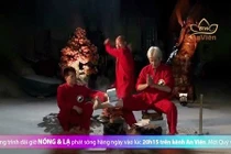 Võ sư dùng búa tạ đập vỡ đá trên chân