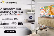 Giảm giá lên đến 50% sản phẩm Samsung khi sử dụng thẻ HDBank