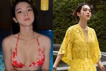 Quỳnh Lương đẹp kiểu 'mình hạc xương mai', giữ dáng thế nào?