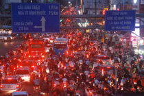 Giao thông Sài Gòn hỗn loạn, 'ngạt thở' những ngày cận Tết