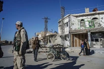 Hình ảnh IS tàn phá làng Cơ đốc giáo ở Syria 