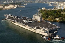 Máy bay Nga áp sát tàu sân bay Mỹ USS Ronald Reagan 